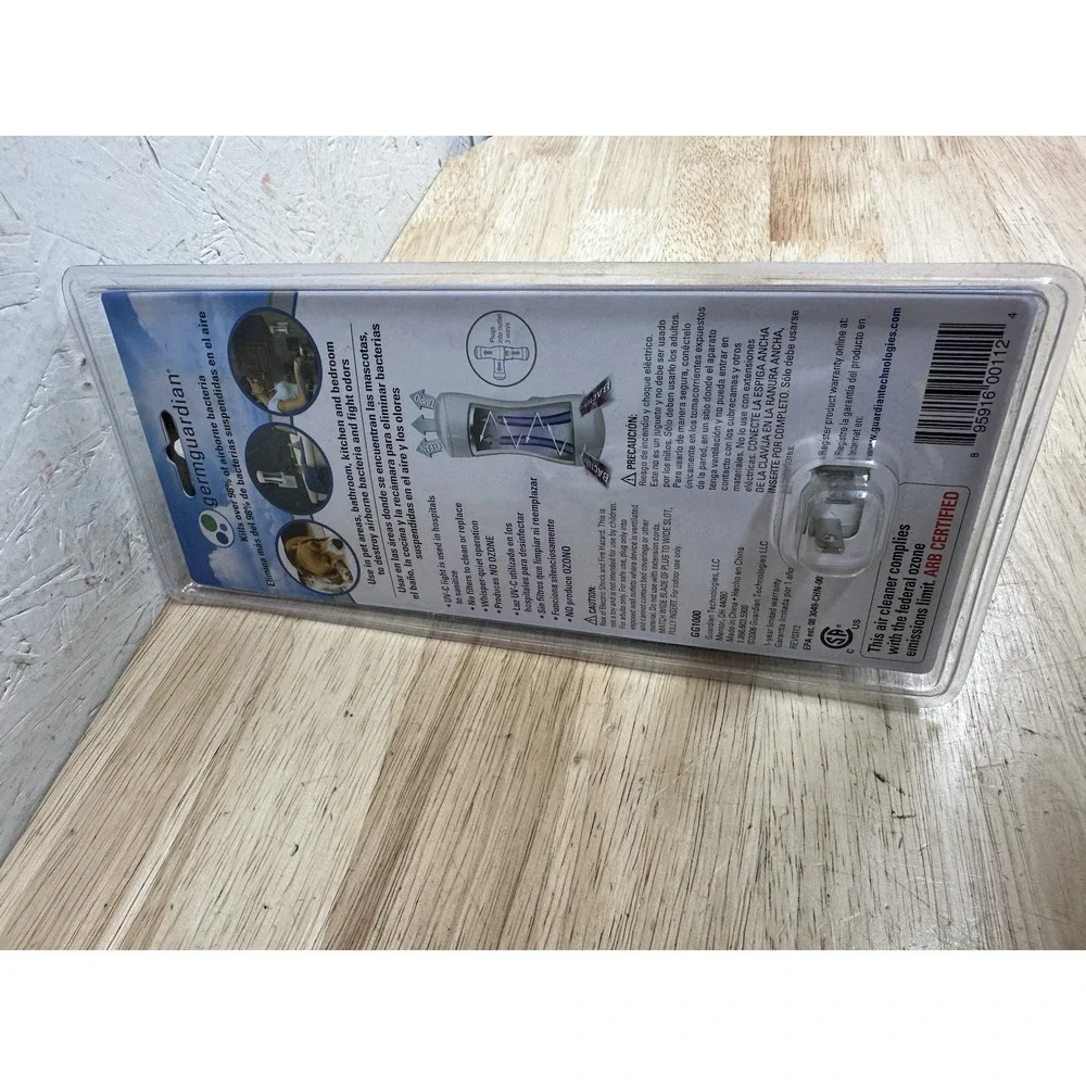 New Sealed Germ Guardian GG1000 Small Air Purifier UVC Air Sanitizer Deodorizer